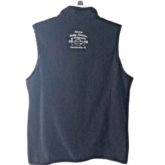 Harley-Davidson Women’s Vest Size M Black Fleece Full Zip Biker Motorcycle Logo - Picture 3 of 13